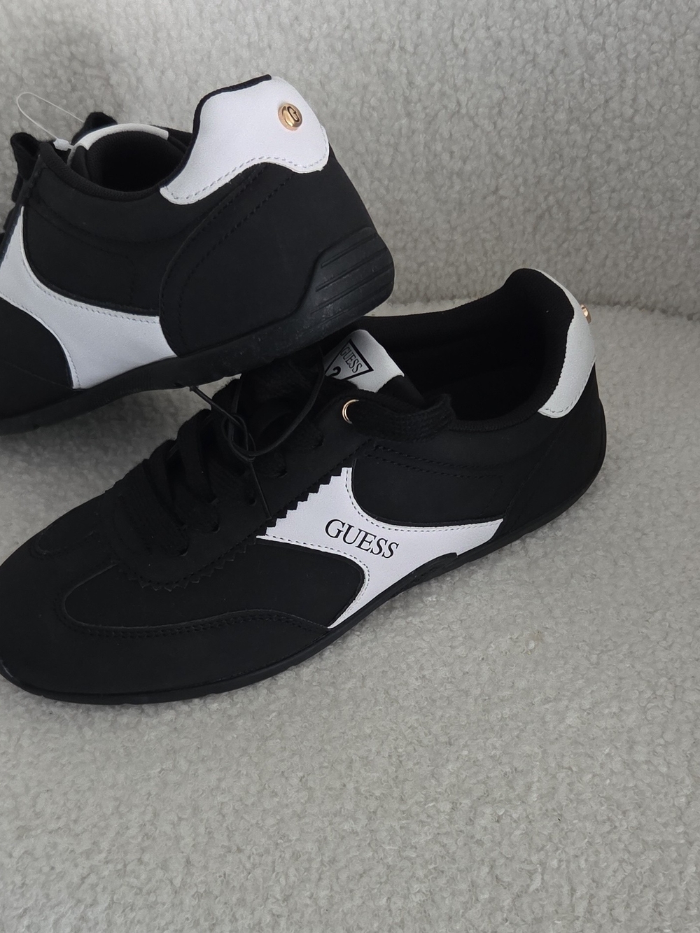 GUESS Women's Black & White Athletic Sneakers
